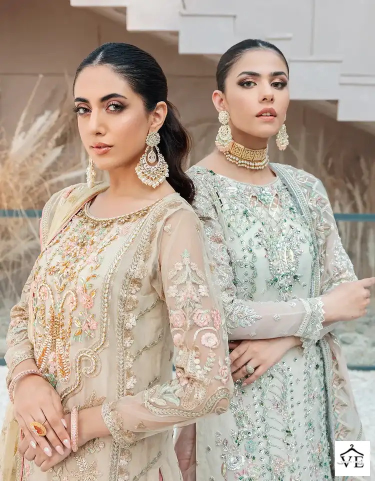Ramsha R-562 Faux Georgette Wholesale Pakistani Suit — Wholesale Salwar Suits, MPA wholesale from Surat - Gallery Image 6