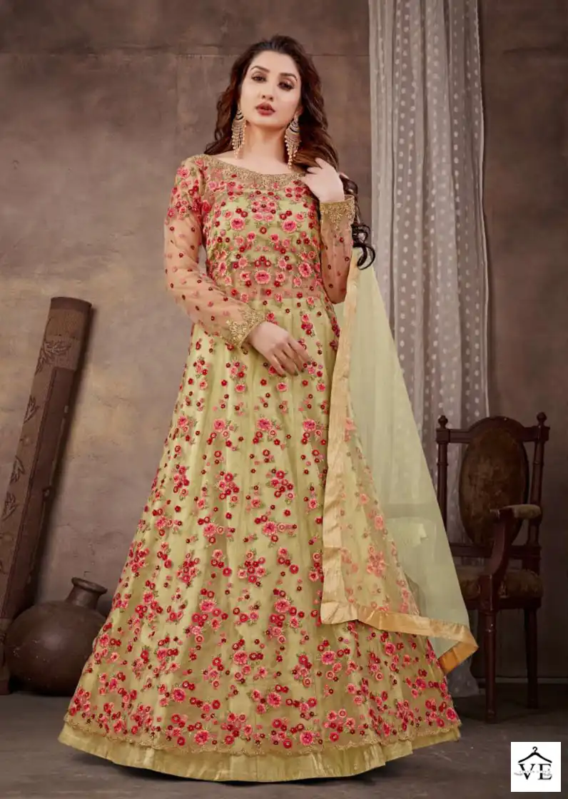 Rama Raazi-Neerja Soft Net Wholesale Anarkali Salwar Kameez Catalog — Wholesale Salwar Suits, MPA wholesale from Surat - Gallery Image 7