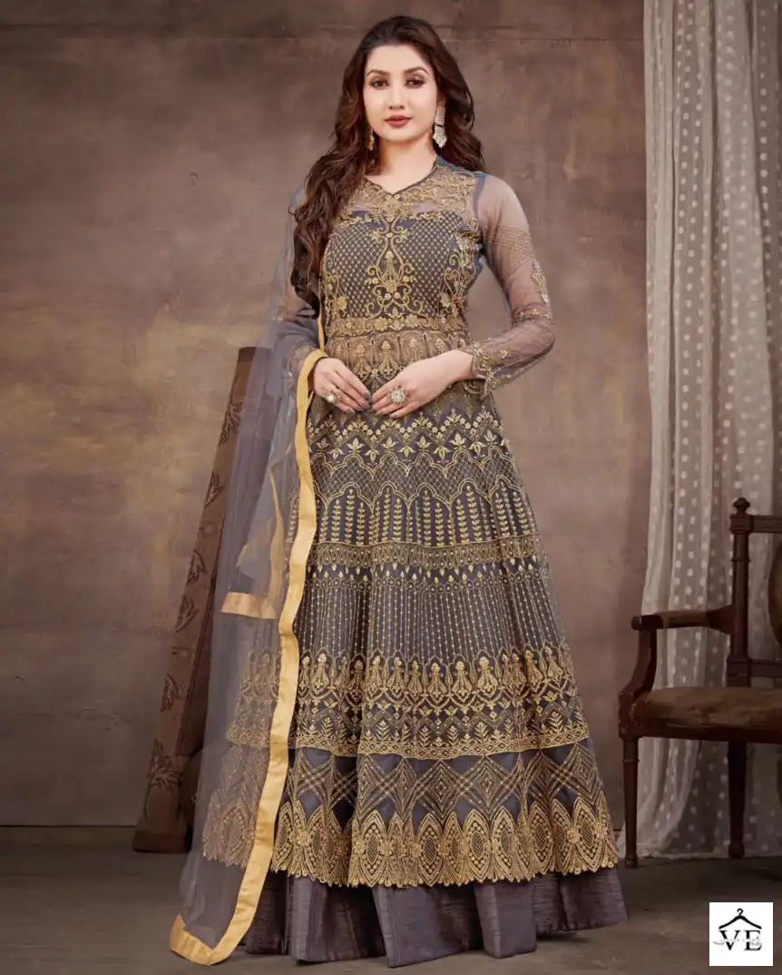 Rama Raazi-Neerja Soft Net Wholesale Anarkali Salwar Kameez Catalog — Wholesale Salwar Suits, MPA wholesale from Surat — view 1