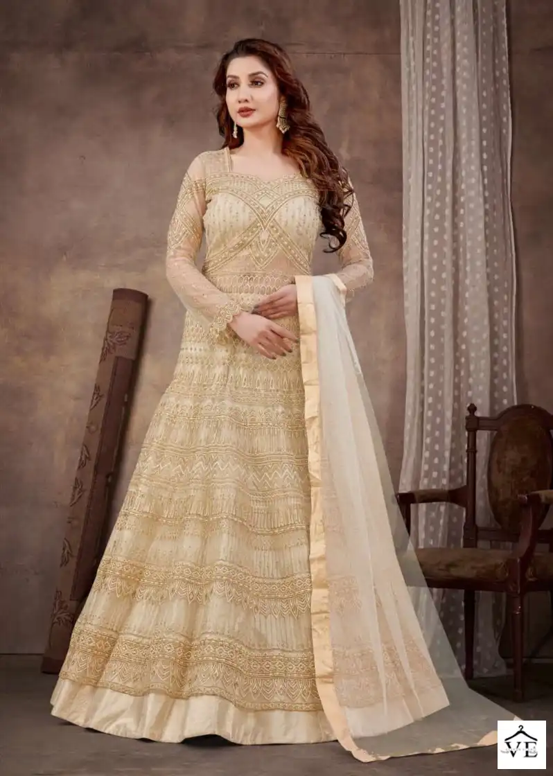 Rama Raazi-Neerja Soft Net Wholesale Anarkali Salwar Kameez Catalog — Wholesale Salwar Suits, MPA wholesale from Surat - Gallery Image 4