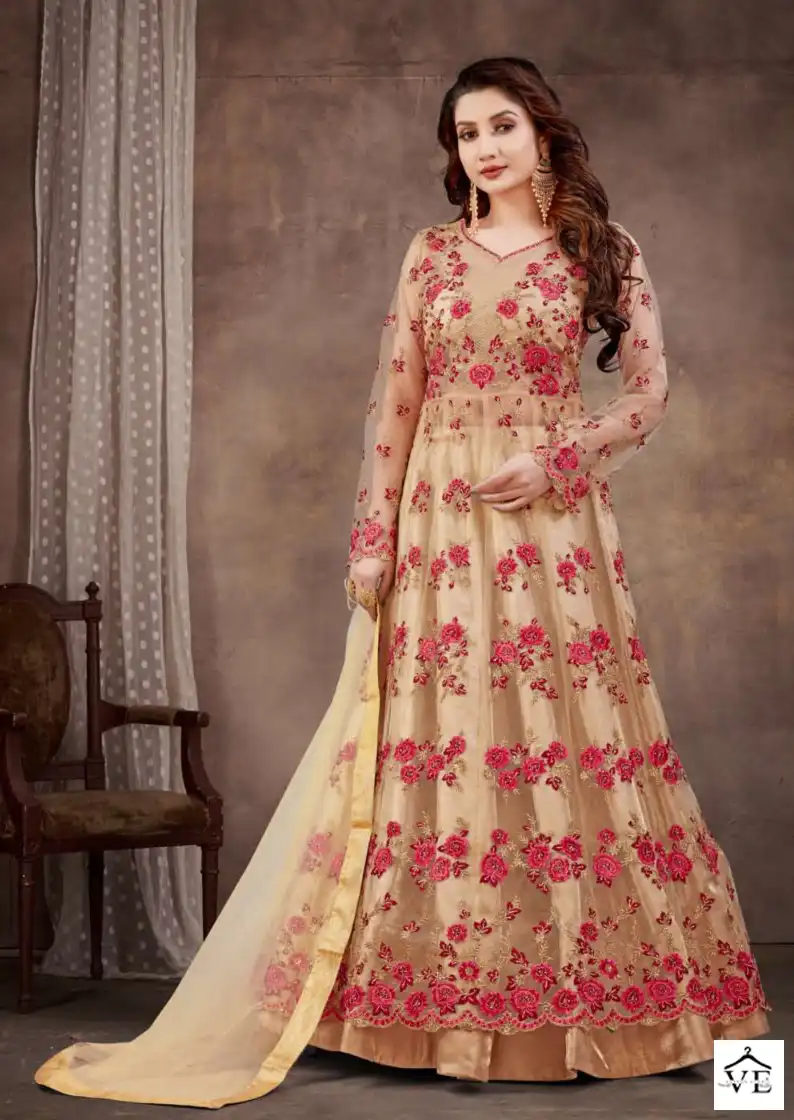 Rama Raazi-Neerja Soft Net Wholesale Anarkali Salwar Kameez Catalog — Wholesale Salwar Suits, MPA wholesale from Surat - Gallery Image 5