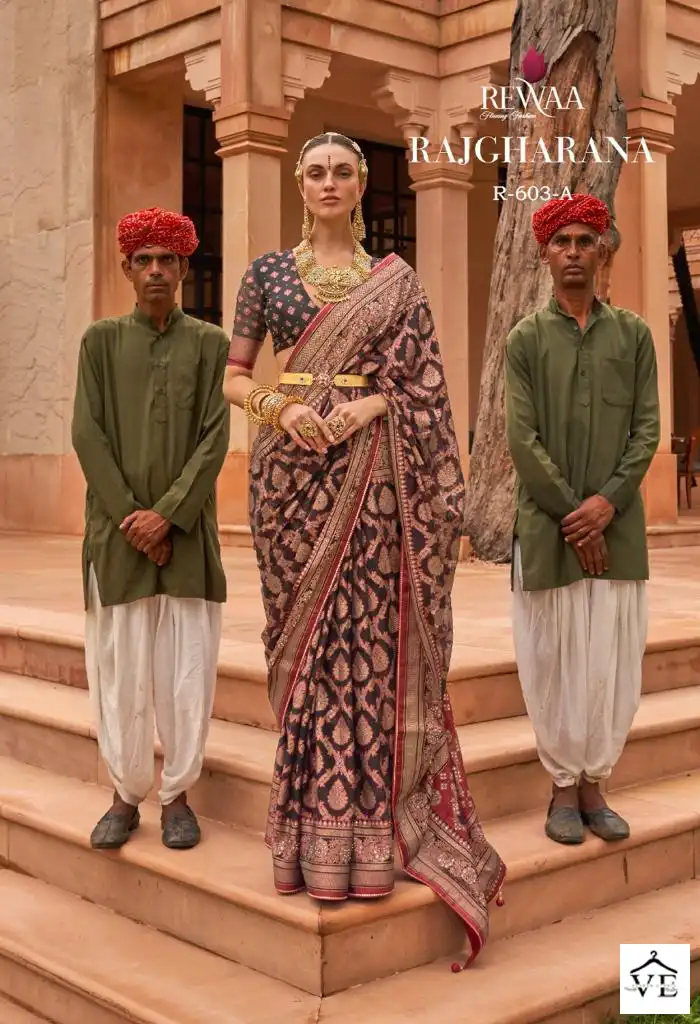 Rewaa Rajgharana Patola Silk Wholesale Saree Catalog — Wholesale Sarees, MPA wholesale from Surat - Gallery Image 12