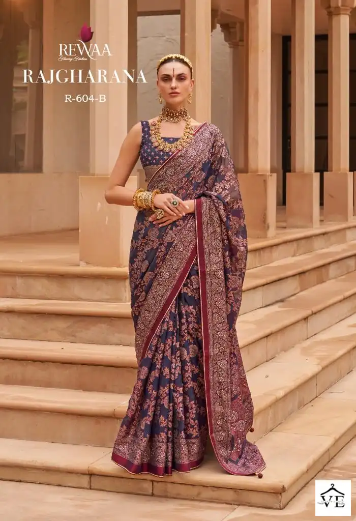 Rewaa Rajgharana Patola Silk Wholesale Saree Catalog — Wholesale Sarees, MPA wholesale from Surat - Gallery Image 6