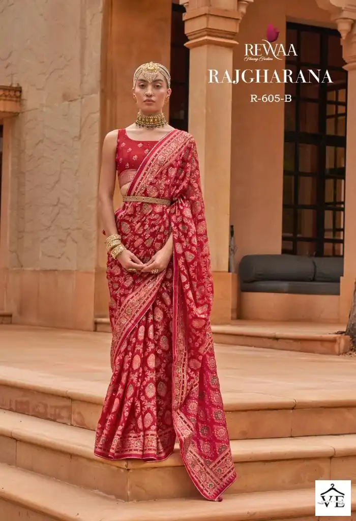 Rewaa Rajgharana Patola Silk Wholesale Saree Catalog — Wholesale Sarees, MPA wholesale from Surat - Gallery Image 8