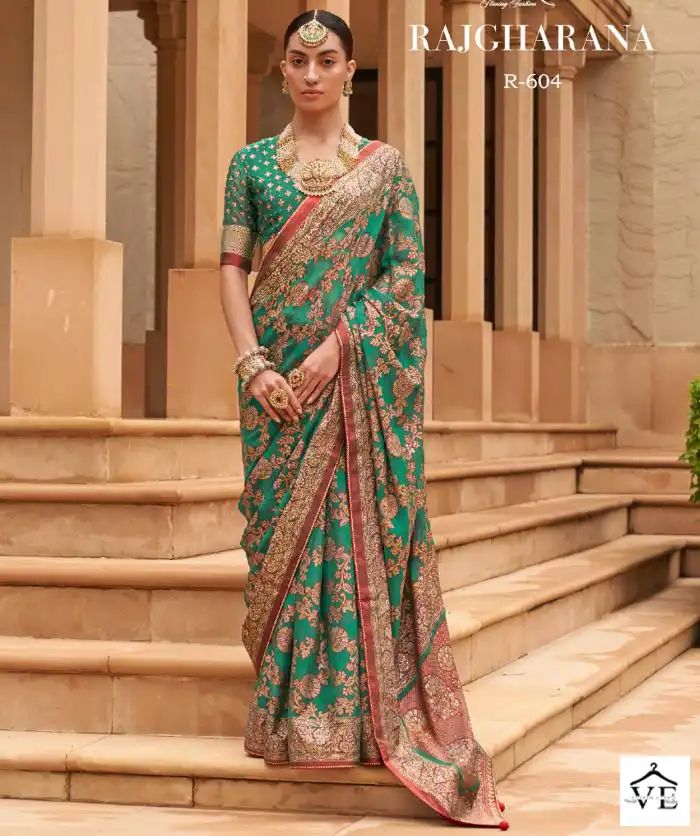 Rewaa Rajgharana Patola Silk Wholesale Saree Catalog — Wholesale Sarees, MPA wholesale from Surat — view 1