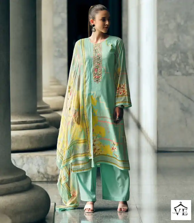 Sadhana Fashion Rambhia Pure Lawn Cotton Wholesale Salwar Suit Catalog — Wholesale Salwar Suits, MPA wholesale from Surat - Gallery Image 3