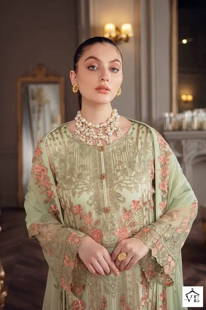 Dinsaa Rangoon Nx Heavy Fox Georgeete Wholesale Pakistani Salwar Suit Catalog — Wholesale Salwar Suits, MPA wholesale from Surat - Gallery Image 3