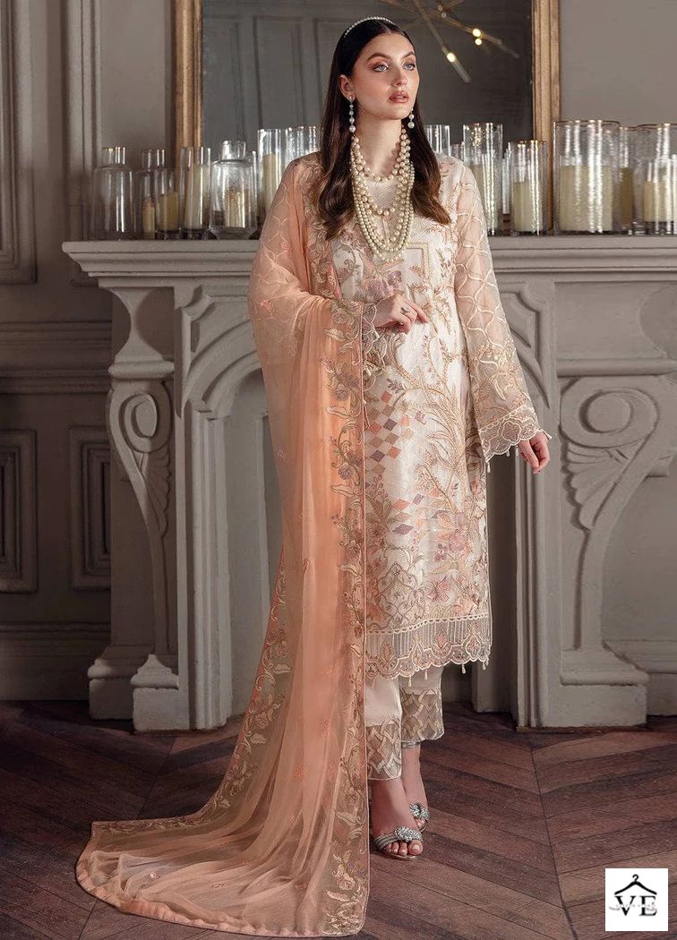 Dinsaa Rangoon Nx Heavy Fox Georgeete Wholesale Pakistani Salwar Suit Catalog — Wholesale Salwar Suits, MPA wholesale from Surat - Gallery Image 5