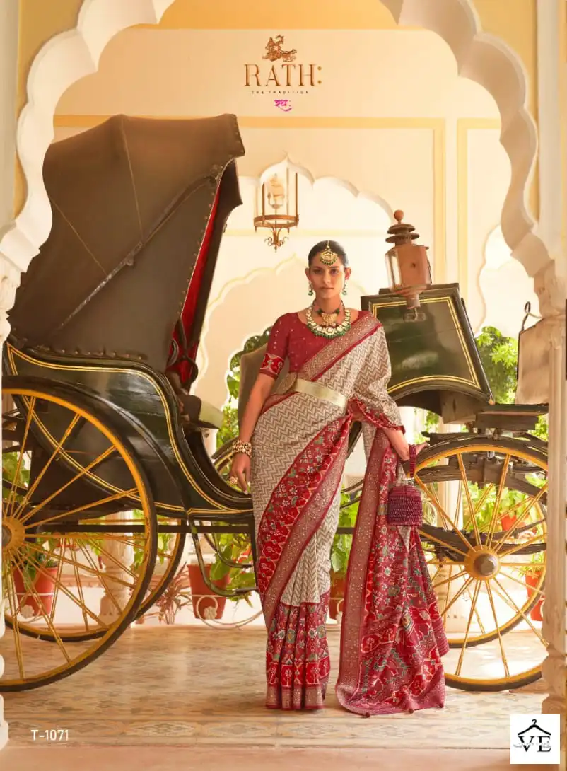 Rath Rani Sahiba Smoothy Patola Silk Wholesale Saree Catalog — Wholesale Sarees, MPA wholesale from Surat - Gallery Image 6