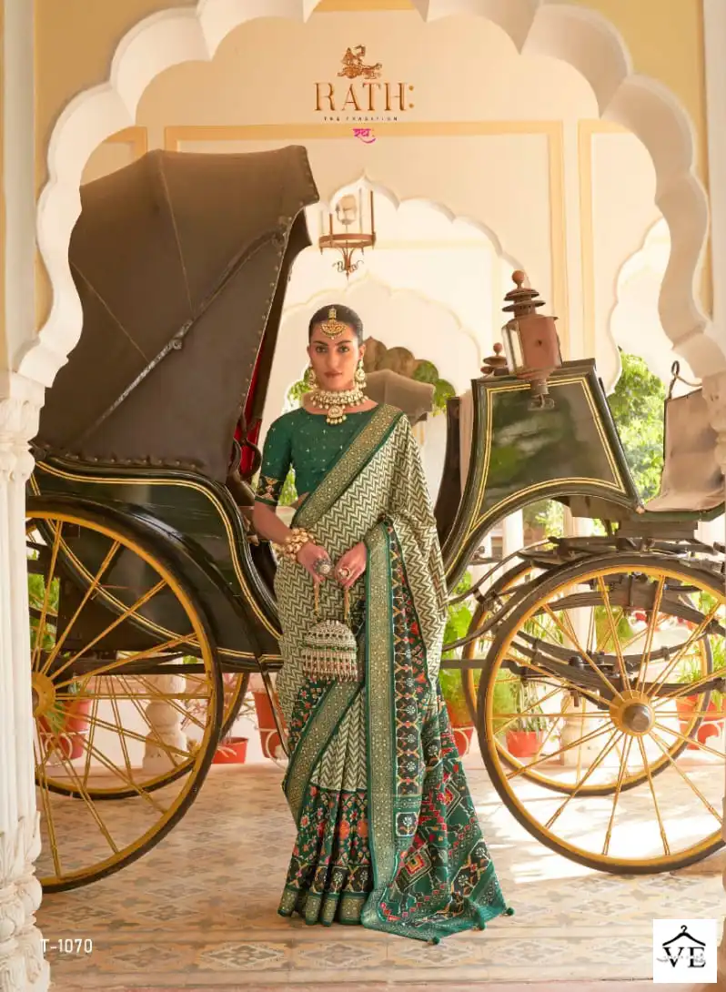 Rath Rani Sahiba Smoothy Patola Silk Wholesale Saree Catalog — Wholesale Sarees, MPA wholesale from Surat - Gallery Image 3