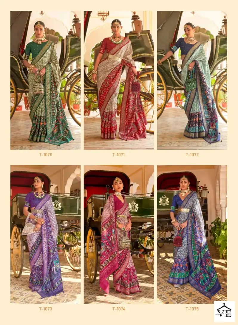 Rath Rani Sahiba Smoothy Patola Silk Wholesale Saree Catalog — Wholesale Sarees, MPA wholesale from Surat — view 7