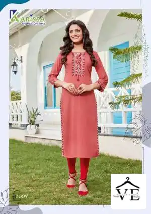 Karissa Rehana Vol-3 Premium Rayon Wholesale Kurti Catalog — Wholesale Kurtis, Karissa wholesale from Surat — Photo 6