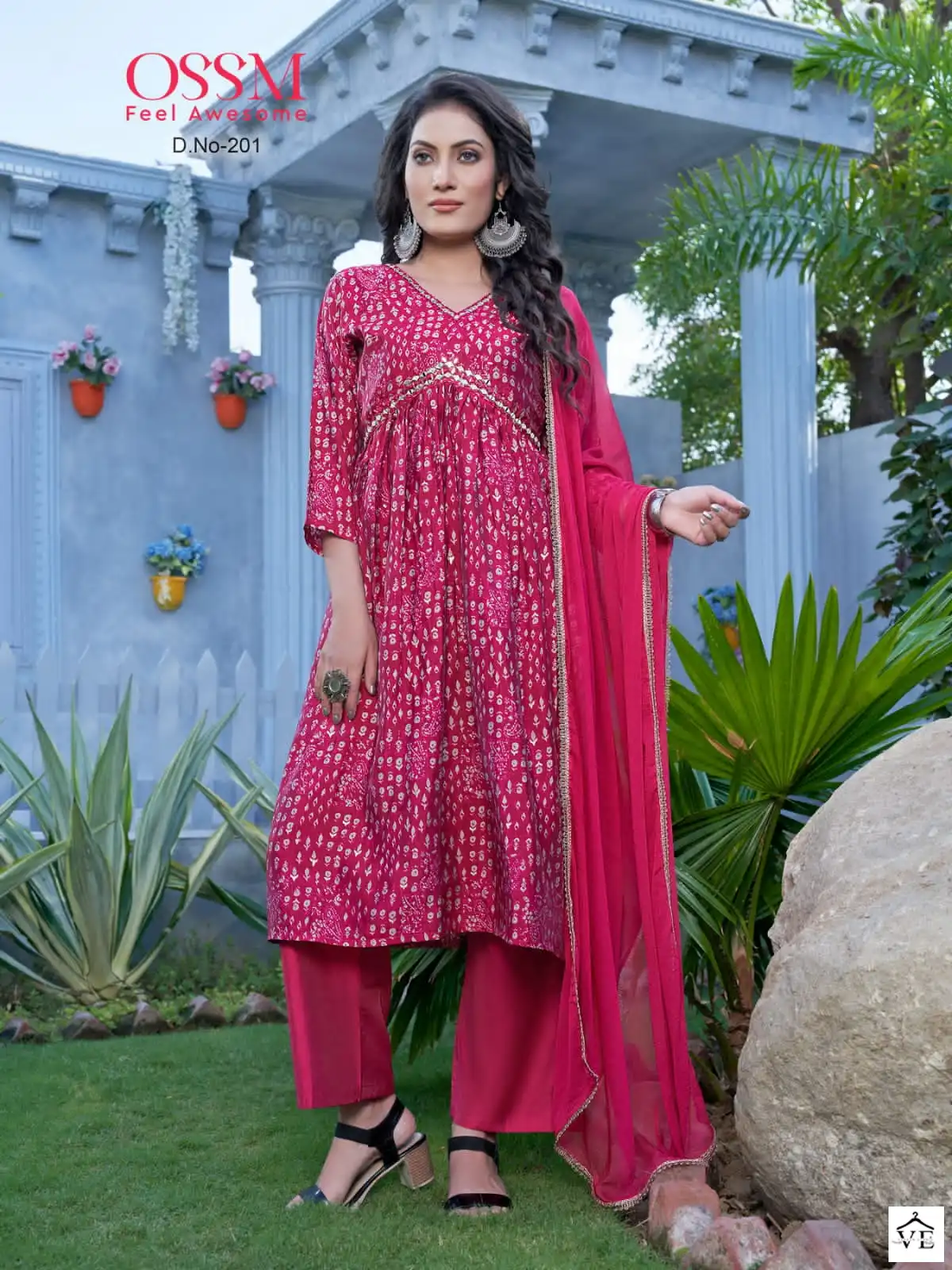 Ossm Resham Vol 2 Premium Chanderi Wholesale Readymade Suits Catalog — Wholesale Salwar Suits, MPA wholesale from Surat - Gallery Image 2