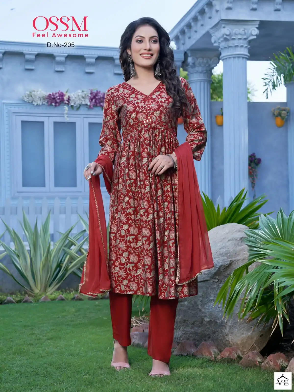 Ossm Resham Vol 2 Premium Chanderi Wholesale Readymade Suits Catalog — Wholesale Salwar Suits, MPA wholesale from Surat - Gallery Image 5
