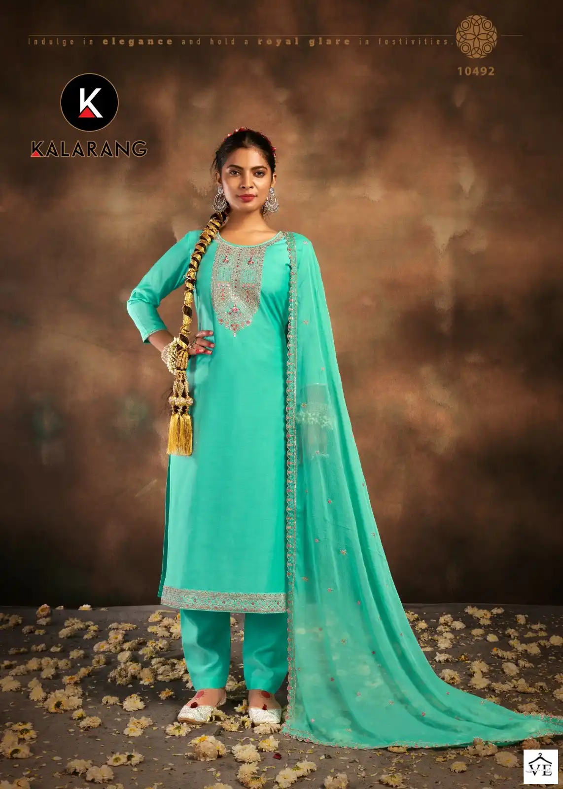 Kalarang Richa Pure Cotton Silk Wholesale Salwar Suit Catalog — Wholesale Salwar Suits, MPA wholesale from Surat — view 2