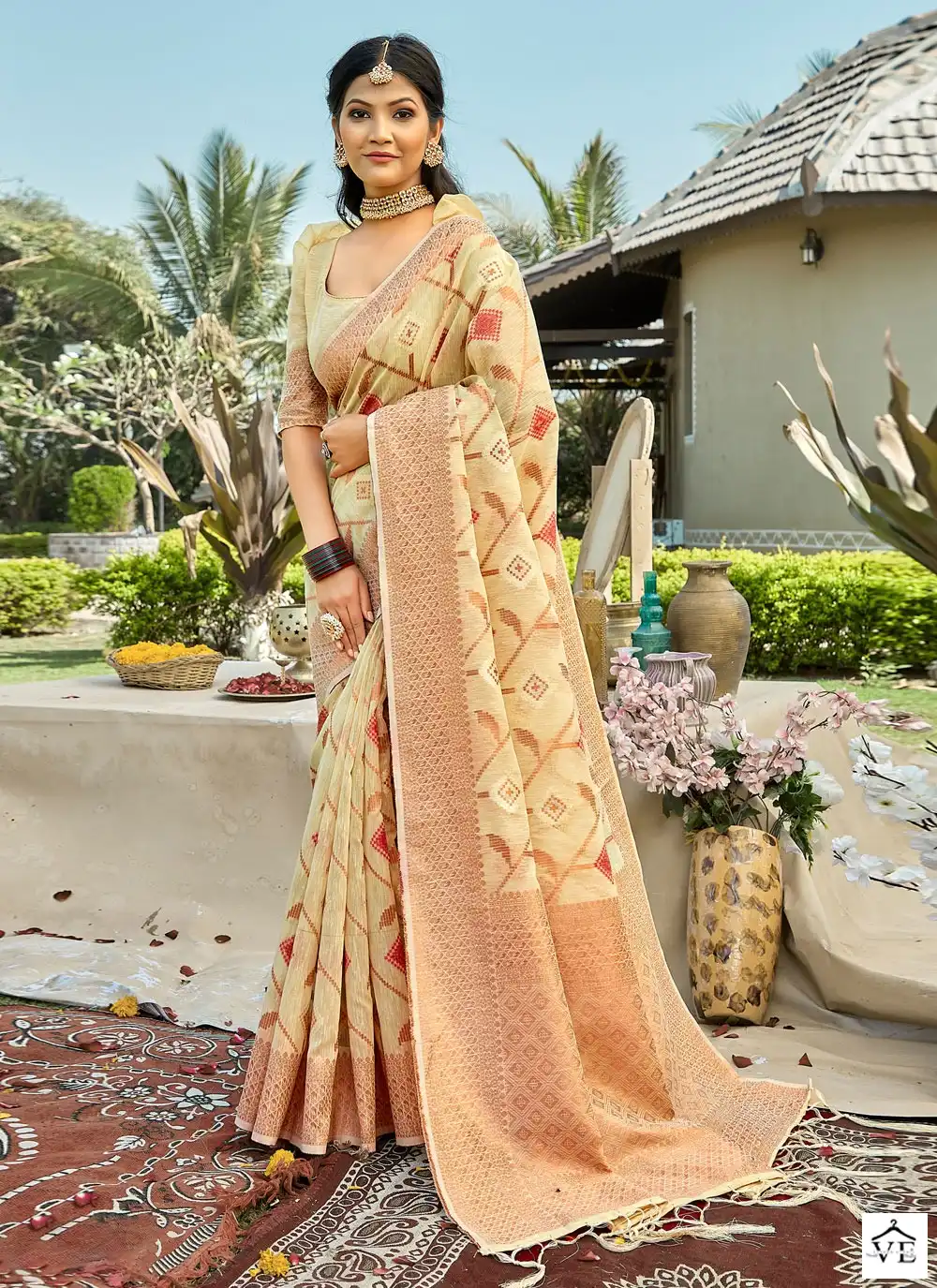 Sangam Roop Milan Cotton Wholesale Saree Catalog — Wholesale Sarees, MPA wholesale from Surat - Gallery Image 3