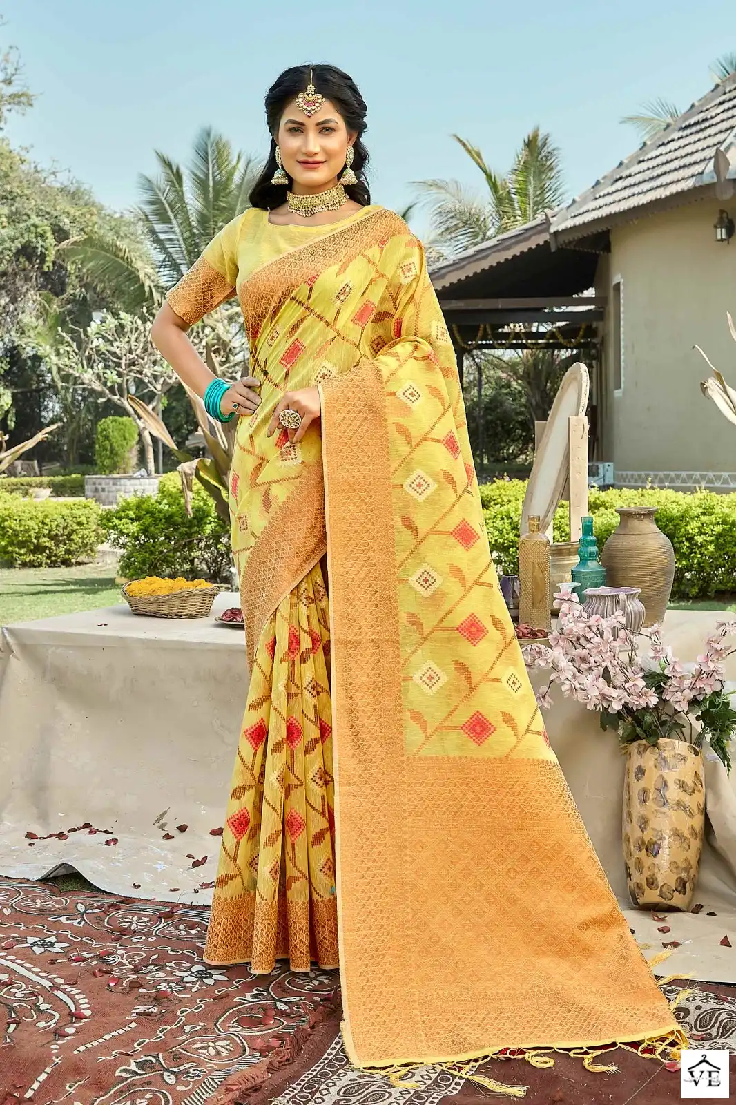 Sangam Roop Milan Cotton Wholesale Saree Catalog — Wholesale Sarees, MPA wholesale from Surat - Gallery Image 4