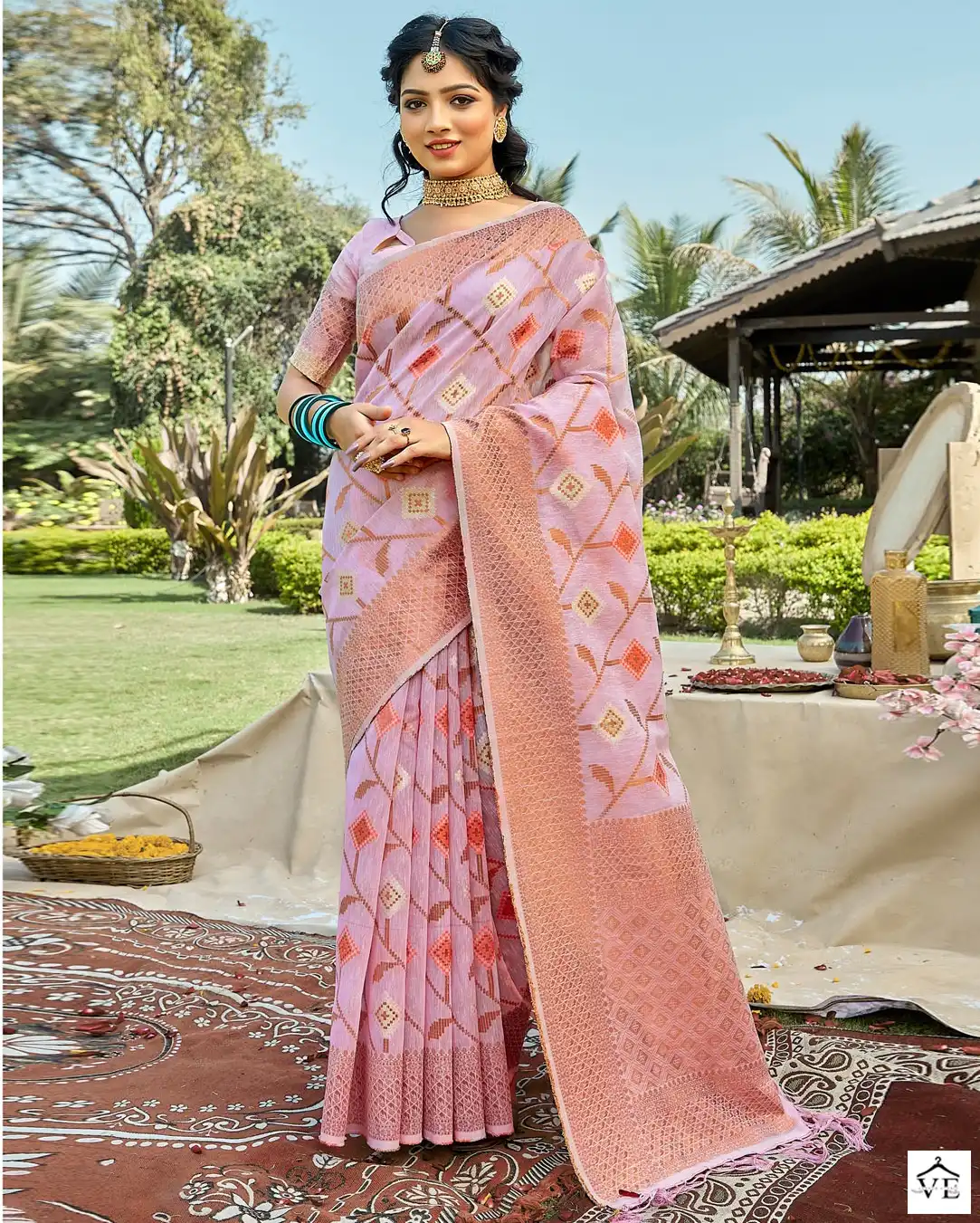 Sangam Roop Milan Cotton Wholesale Saree Catalog — Wholesale Sarees, MPA wholesale from Surat — view 1