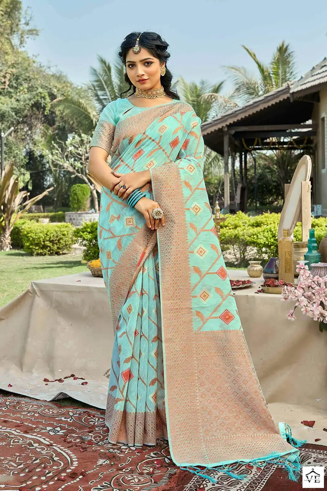 Sangam Roop Milan Cotton Wholesale Saree Catalog — Wholesale Sarees, MPA wholesale from Surat - Gallery Image 6