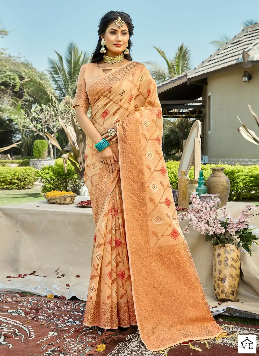 Sangam Roop Milan Cotton Wholesale Saree Catalog — Wholesale Sarees, MPA wholesale from Surat - Gallery Image 2