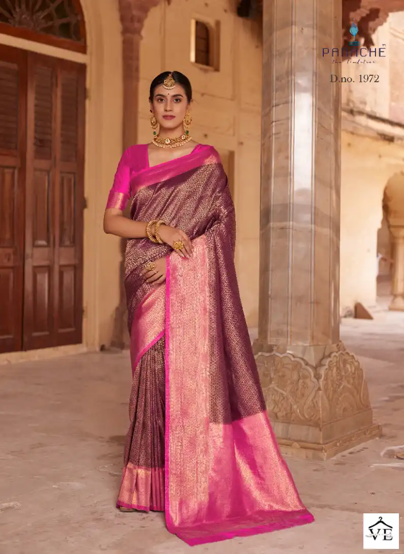 Vardan Ethnic Royal Vol 1 Silk Wholesale Saree Catalog — Wholesale Sarees, MPA wholesale from Surat - Gallery Image 5