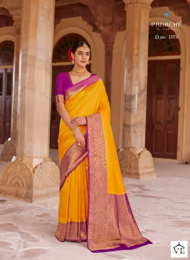 Vardan Ethnic Royal Vol 1 Silk Wholesale Saree Catalog — Wholesale Sarees, MPA wholesale from Surat - Gallery Image 8