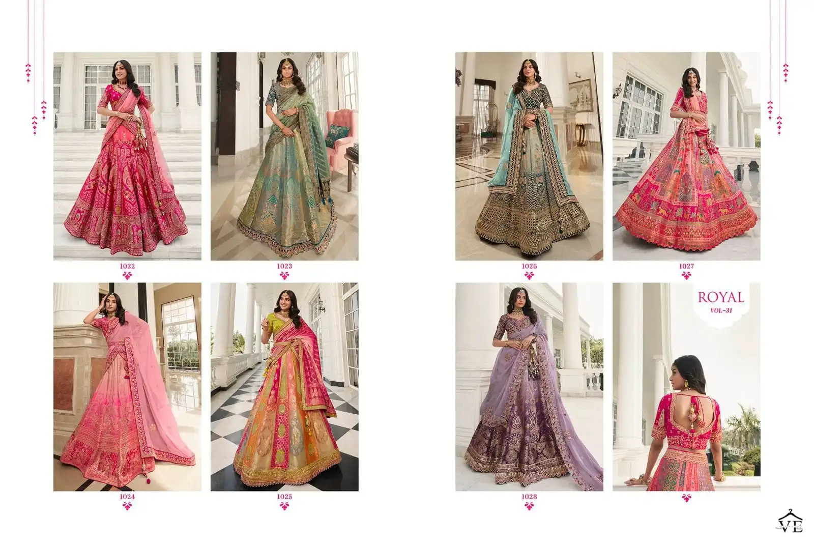 Royal Vol 31 Dyed Silk &amp; Viscose Wholesale Bridal Lehenga Catalog — Wholesale Lehenga, MPA wholesale from Surat — view 7