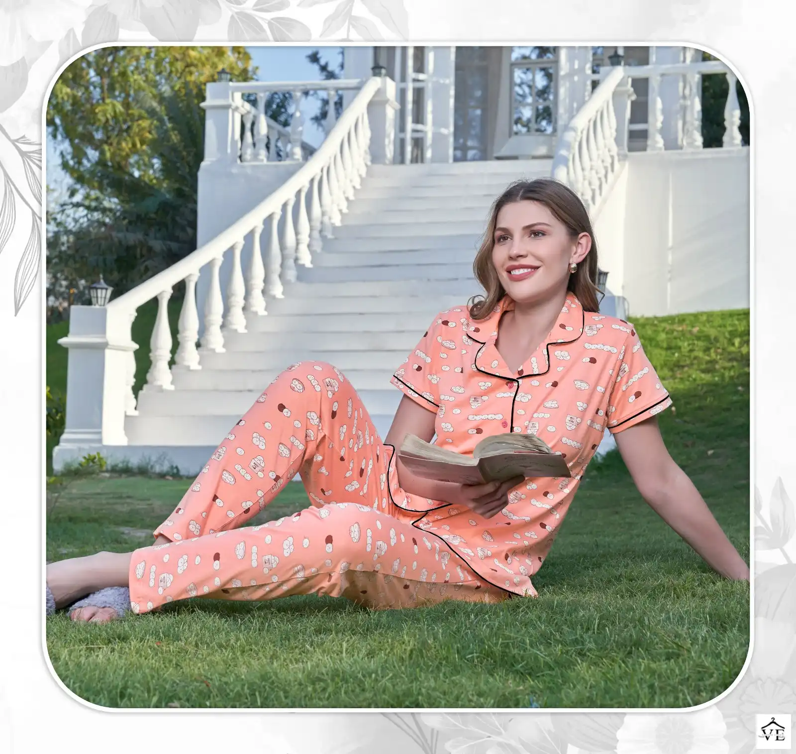 Vardan Ethnic Royalty Vol 7 Pure Printed Sinker Wholesale Nightwear Catalog — Wholesale, MPA wholesale from Surat - Gallery Image 4