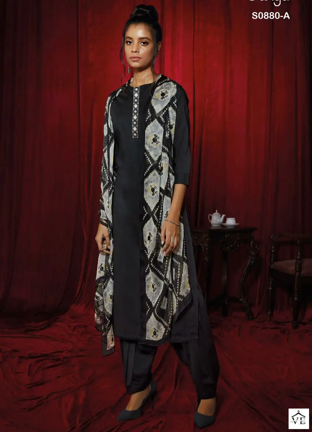 Ganga Ruha 880 Premium Cotton Wholesale Salwar Suit Catalog — Wholesale Salwar Suits, MPA wholesale from Surat — view 1
