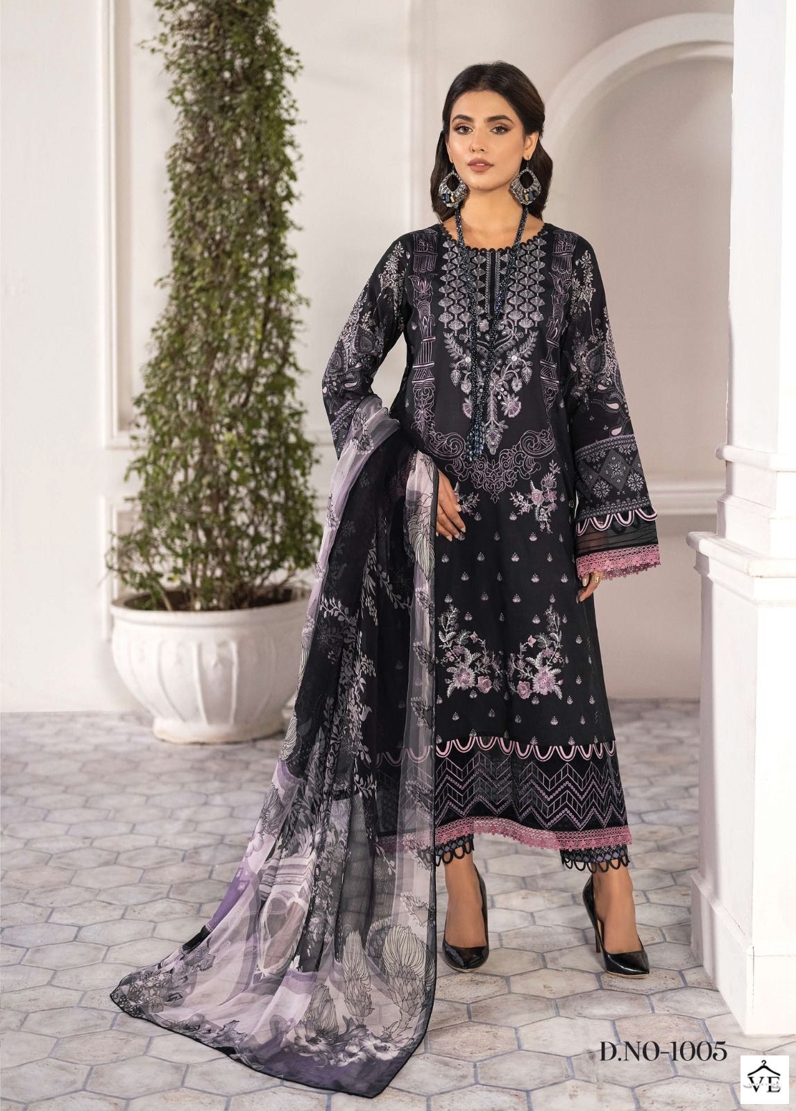 Asifa Ruhaniyat Vol 1 Cotton Wholesale Pakistani Salwar Suit Catalog — Wholesale Salwar Suits, MPA wholesale from Surat - Gallery Image 2