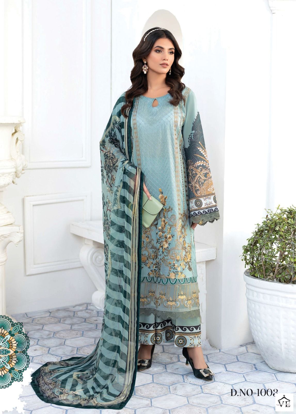 Asifa Ruhaniyat Vol 1 Cotton Wholesale Pakistani Salwar Suit Catalog — Wholesale Salwar Suits, MPA wholesale from Surat - Gallery Image 4
