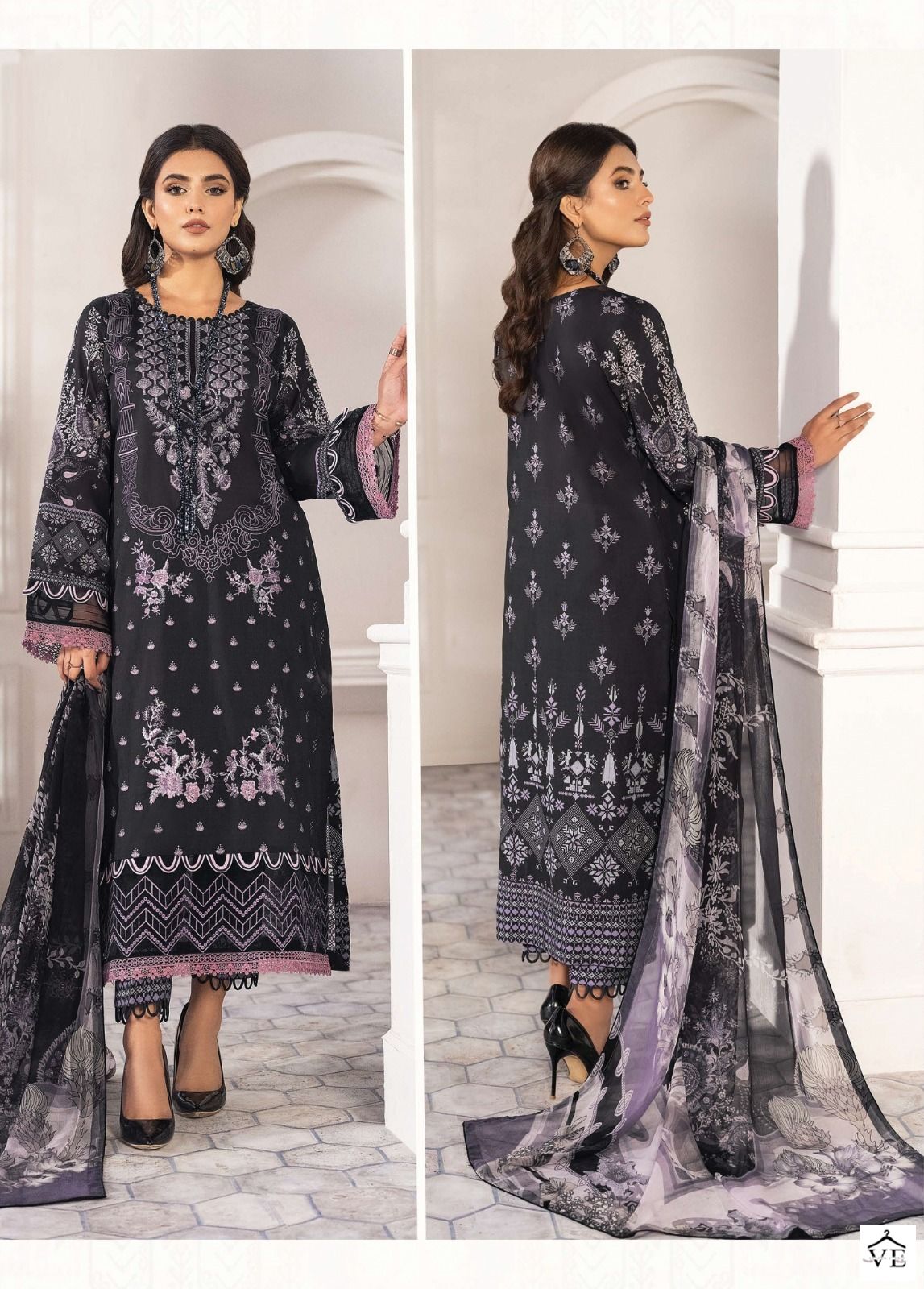 Asifa Ruhaniyat Vol 1 Cotton Wholesale Pakistani Salwar Suit Catalog — Wholesale Salwar Suits, MPA wholesale from Surat - Gallery Image 5