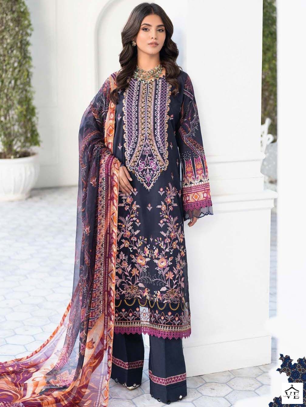 Asifa Ruhaniyat Vol 1 Cotton Wholesale Pakistani Salwar Suit Catalog — Wholesale Salwar Suits, MPA wholesale from Surat — view 1