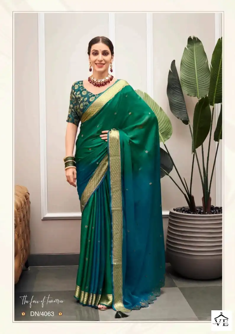 Right Women Ruprtana Crystal Silk Wholesale Saree Catalog — Wholesale Sarees, MPA wholesale from Surat - Gallery Image 5