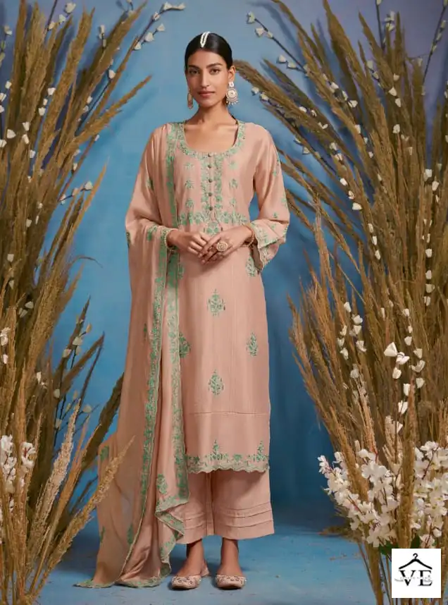 Kimora Rutbaa Slub Cotton Wholesale Salwar Suit Catalog — Wholesale Salwar Suits, MPA wholesale from Surat - Gallery Image 4