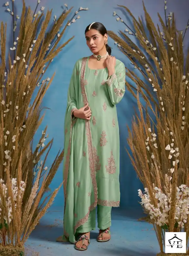 Kimora Rutbaa Slub Cotton Wholesale Salwar Suit Catalog — Wholesale Salwar Suits, MPA wholesale from Surat - Gallery Image 6