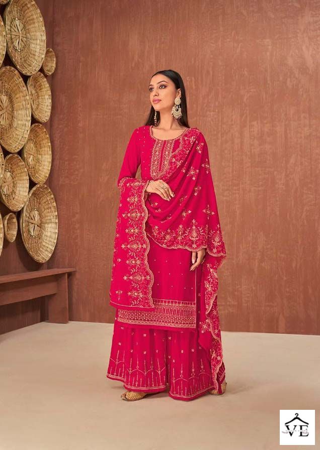 Zubeda Ruzan Georgette Wholesale Designer Salwar Suit Catalog — Wholesale Salwar Suits, MPA wholesale from Surat - Gallery Image 2
