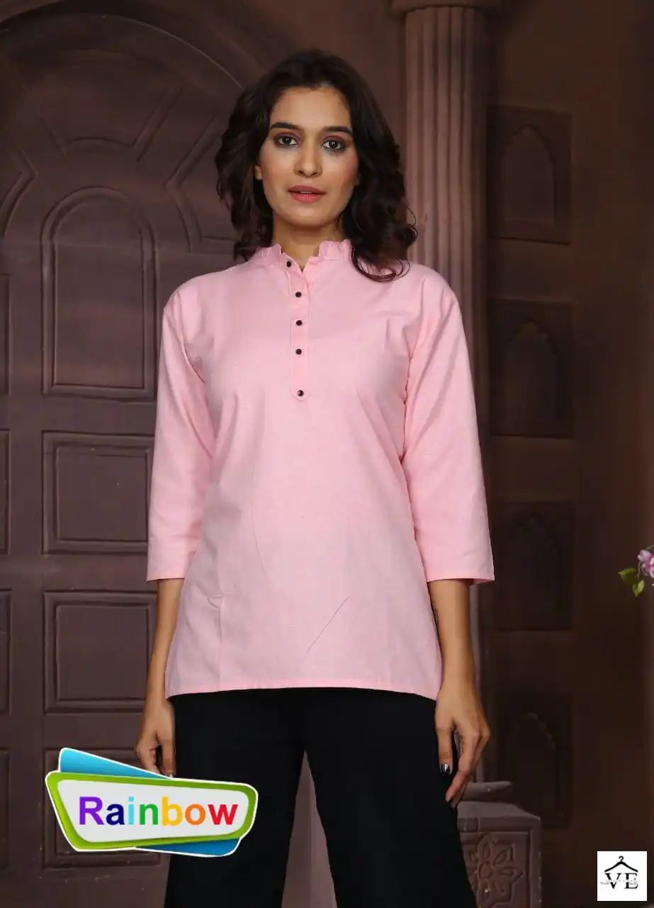Vardan Ethnic Rainbow Cotton Wholesale Kurti Catalog — Wholesale Kurtis, MPA wholesale from Surat - Gallery Image 3