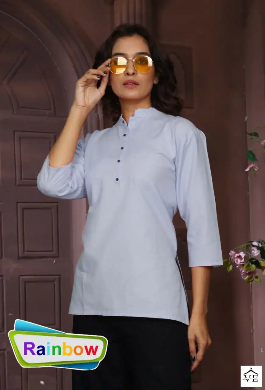 Vardan Ethnic Rainbow Cotton Wholesale Kurti Catalog — Wholesale Kurtis, MPA wholesale from Surat - Gallery Image 4