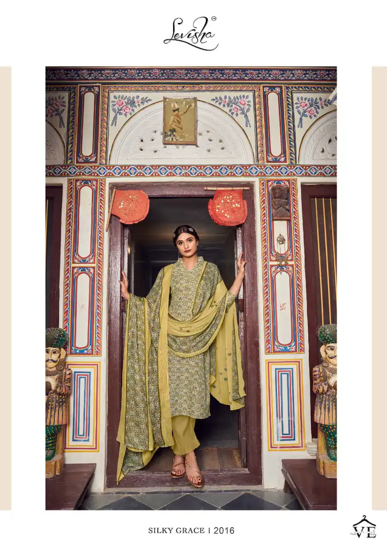 Levisha Rajvadi Vol-2 Cotton Wholesale Salwar Suit Catalog — Wholesale Salwar Suits, Levisha wholesale from Surat - Gallery Image 6