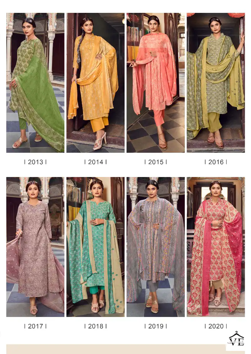 Levisha Rajvadi Vol-2 Cotton Wholesale Salwar Suit Catalog — Wholesale Salwar Suits, Levisha wholesale from Surat — view 7