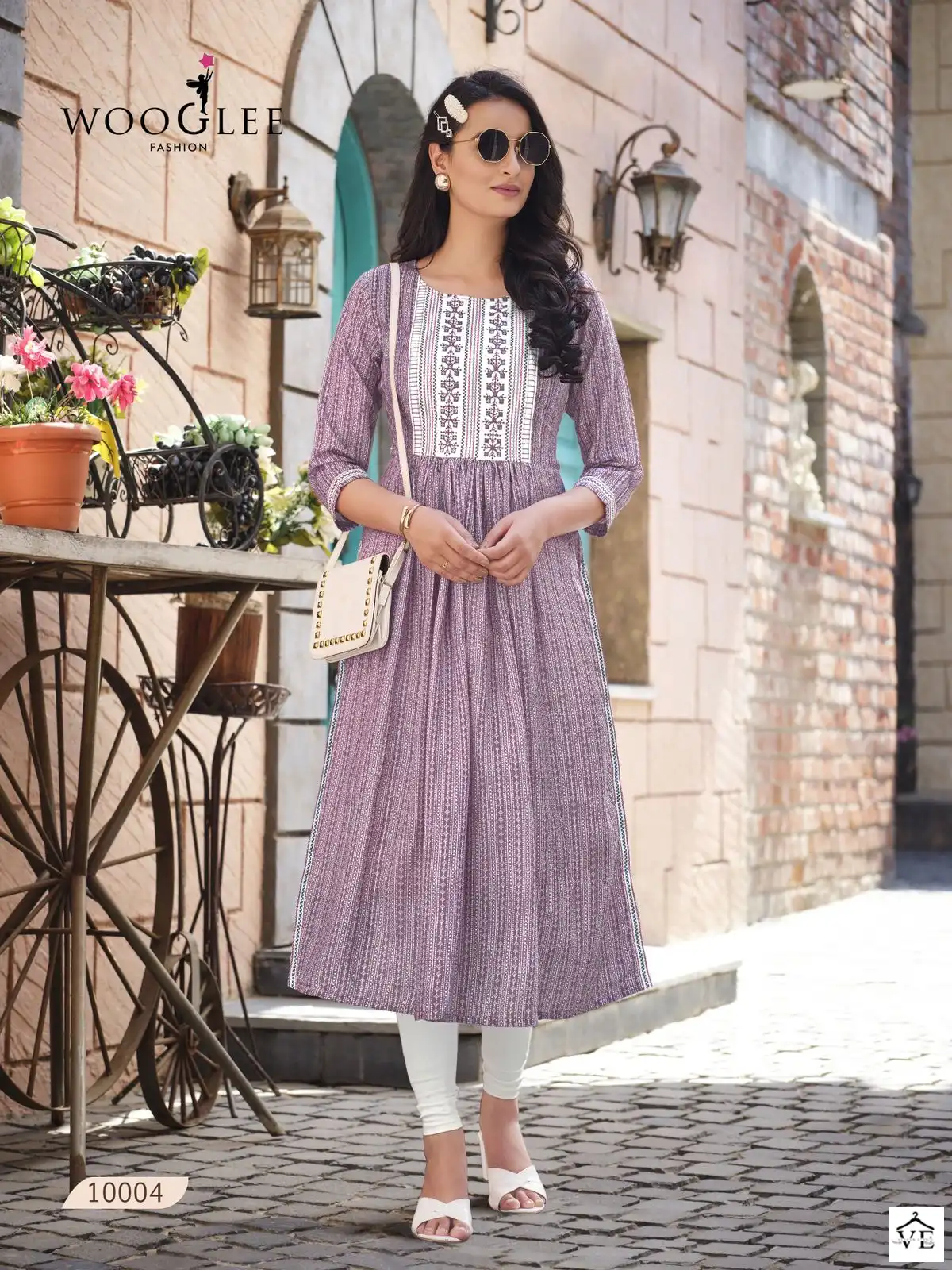 Wooglee Rangroop Rayon Wholesale Nyra Cut Kurti Catalog — Wholesale Kurtis, MPA wholesale from Surat - Gallery Image 2