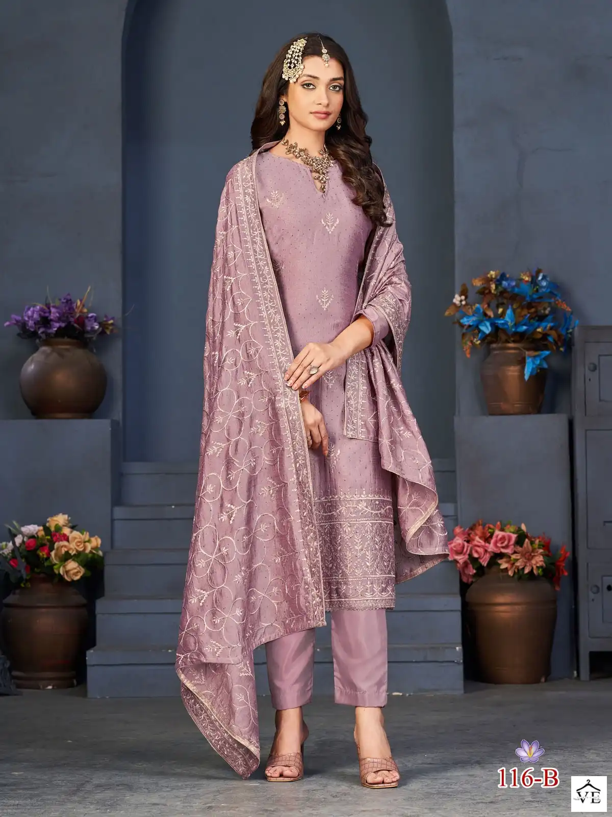 Alfaaz Riona Dola Wholesale Semi Stitched Suits Catalog — Wholesale Salwar Suits, MPA wholesale from Surat - Gallery Image 4
