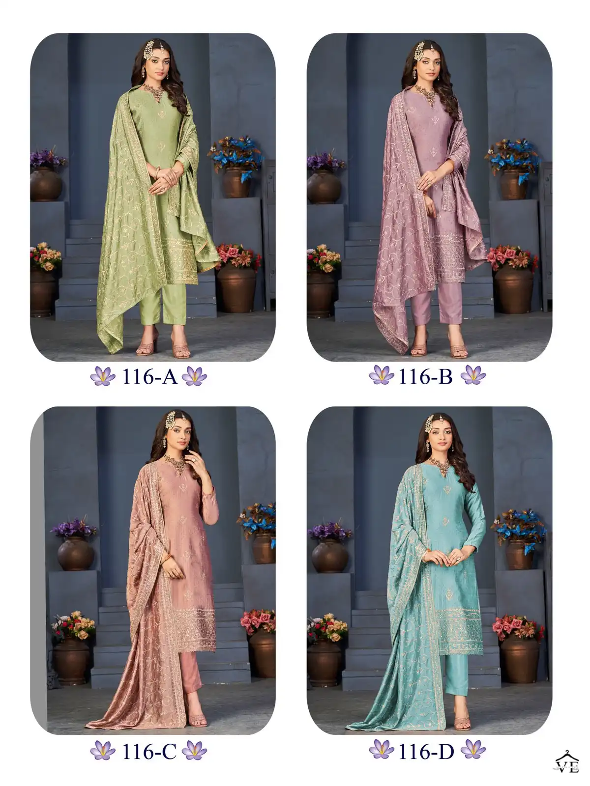 Alfaaz Riona Dola Wholesale Semi Stitched Suits Catalog — Wholesale Salwar Suits, MPA wholesale from Surat — view 5