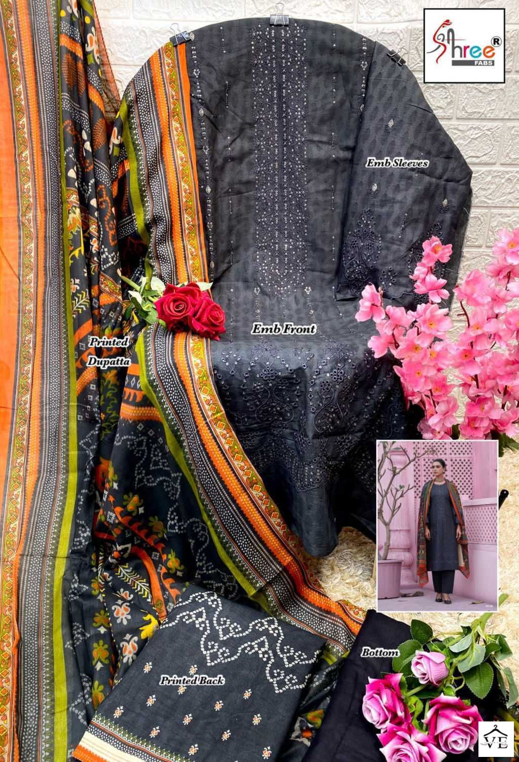 Shree Fabs Riwayat Vol 1 Pure Lawn Cotton Wholesale Pakistani Salwar Suit Catalog — Wholesale Salwar Suits, MPA wholesale from Surat - Gallery Image 11