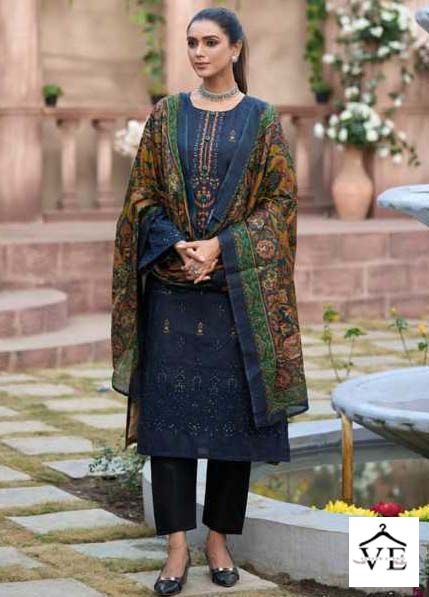 Shree Fabs Riwayat Vol 1 Pure Lawn Cotton Wholesale Pakistani Salwar Suit Catalog — Wholesale Salwar Suits, MPA wholesale from Surat — view 1