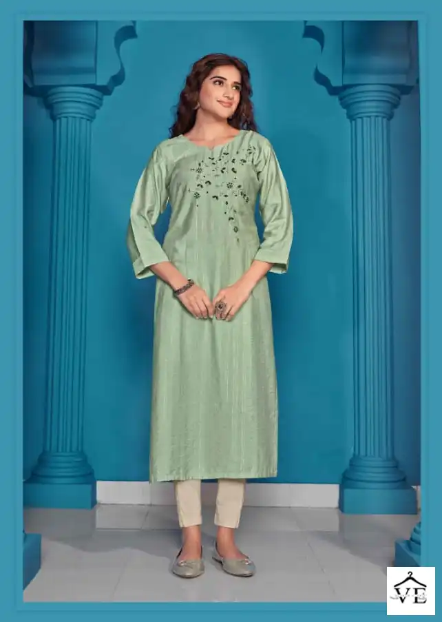 Kalaroop Ryder Fancy Rayon Wholesale Kurti Catalog — Wholesale Kurtis, MPA wholesale from Surat - Gallery Image 6