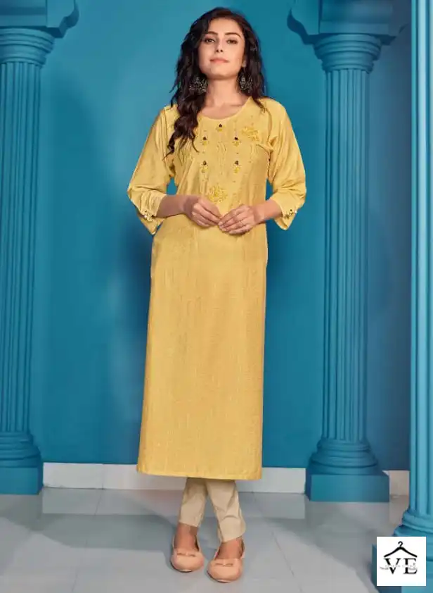 Kalaroop Ryder Fancy Rayon Wholesale Kurti Catalog — Wholesale Kurtis, MPA wholesale from Surat — view 1