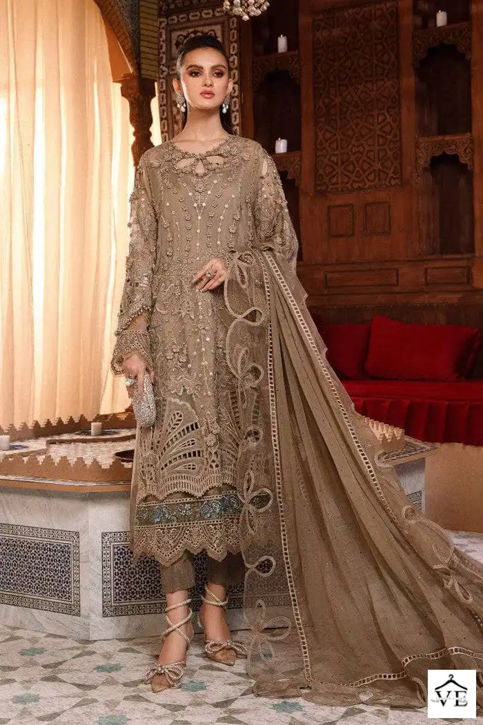 Serene S-97 Faux Georgette Wholesale Pakistani Suit — Wholesale Salwar Suits, MPA wholesale from Surat - Gallery Image 3