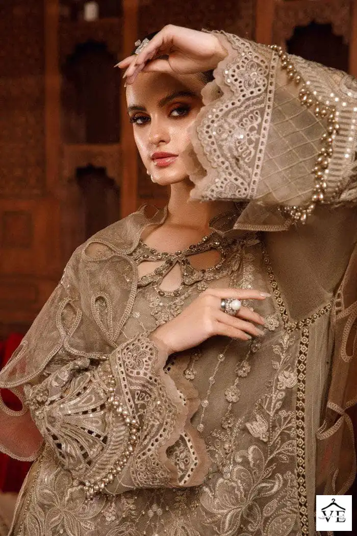 Serene S-97 Faux Georgette Wholesale Pakistani Suit — Wholesale Salwar Suits, MPA wholesale from Surat - Gallery Image 4